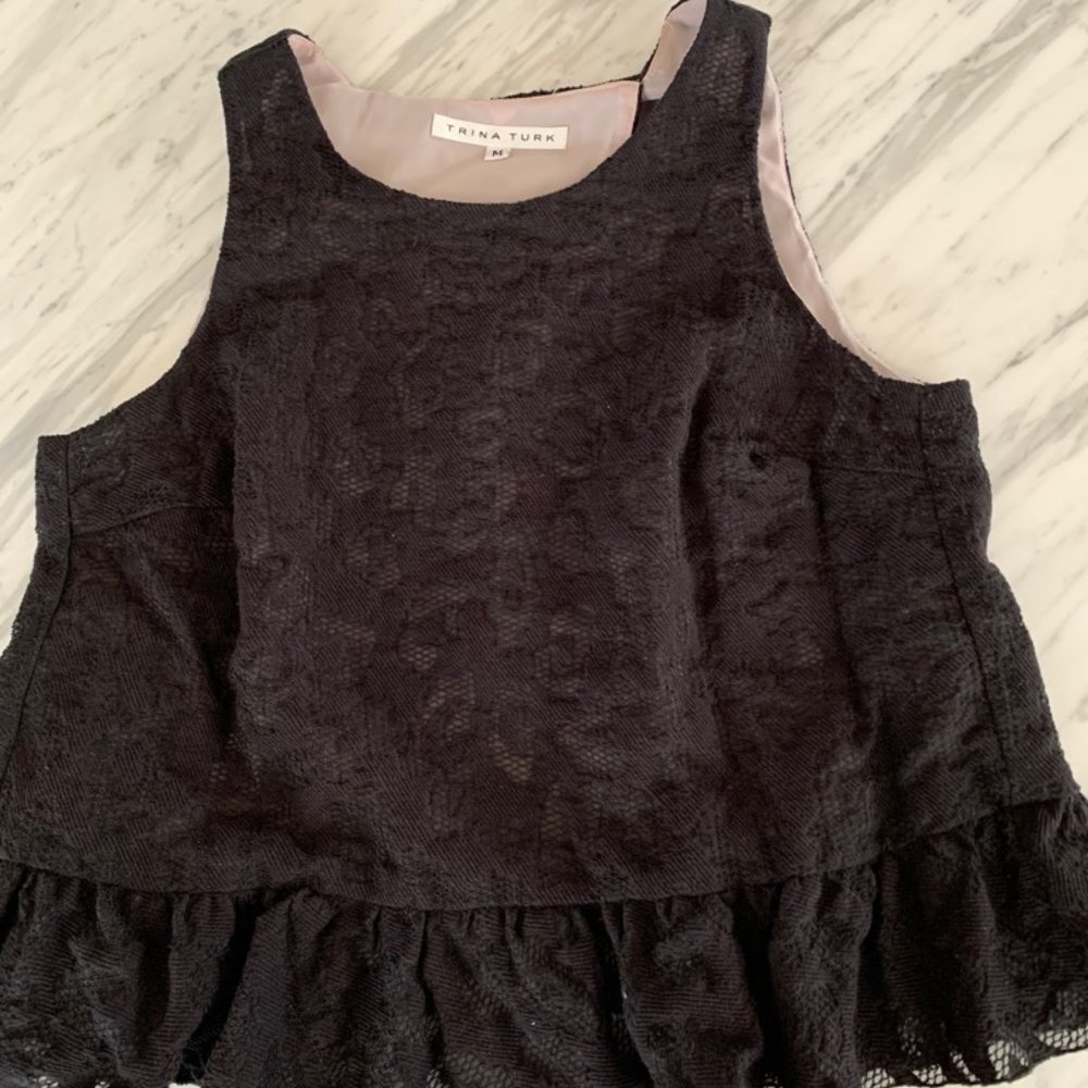 Trina Turk Peplum Top